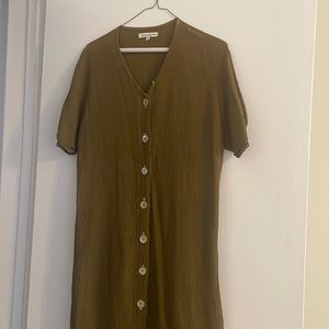 Olive green dress